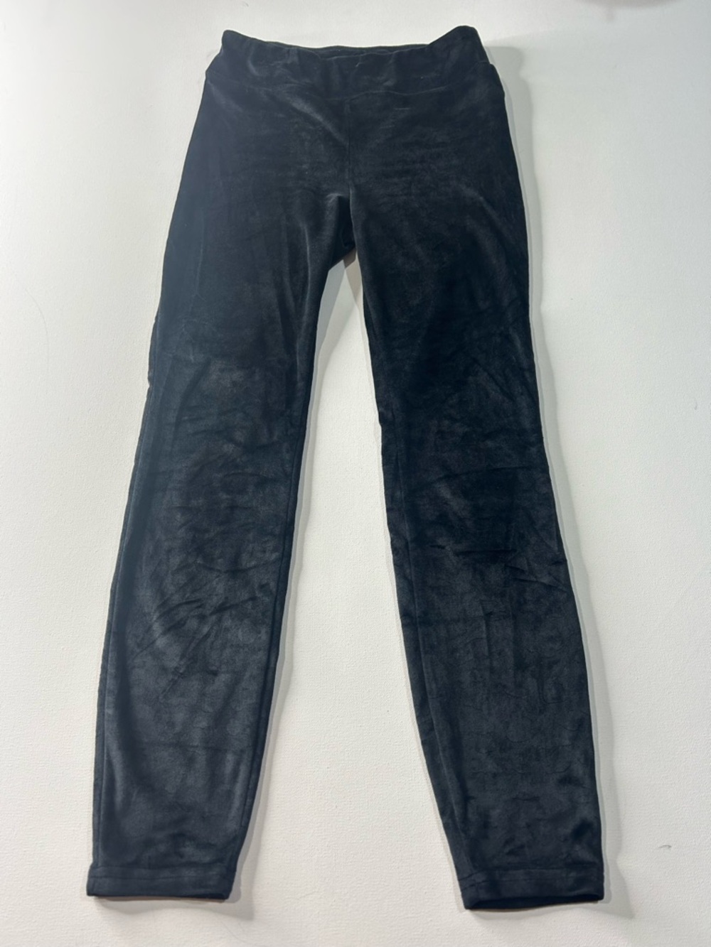 LuLaRoe Medium Black Velour Stretch Leggings